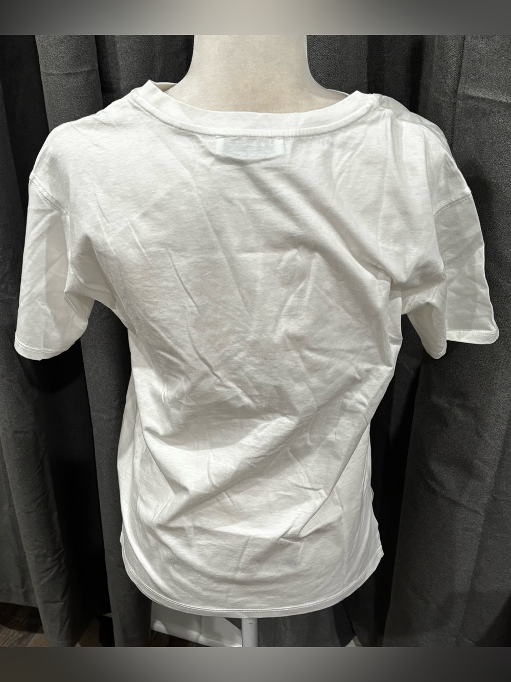 Sandro Paris "Eden Love Never Die" White Cotton T-Shirt Medium Casual Designer - Picture 6 of 13